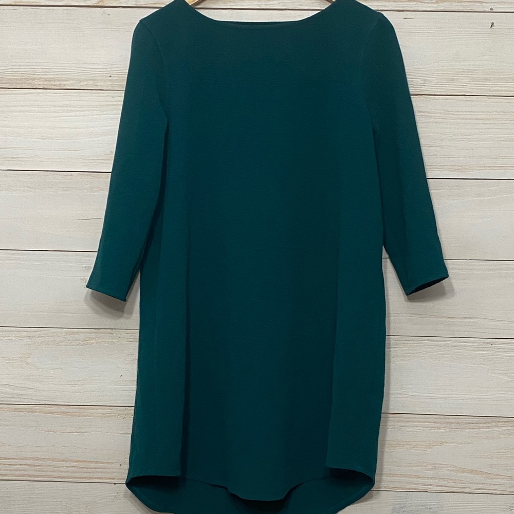 BB Dakota size large aqua dress with open back